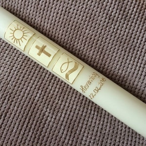 baptismal candle communion candle