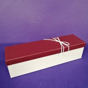 Opbergdoos / kartonnen / geschenkverpakking voor kaarsen / wijn / wijndoos