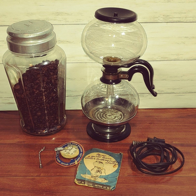 Vintage Silex Junior Vacuum Coffee Maker 1930s Complete Set Etsy