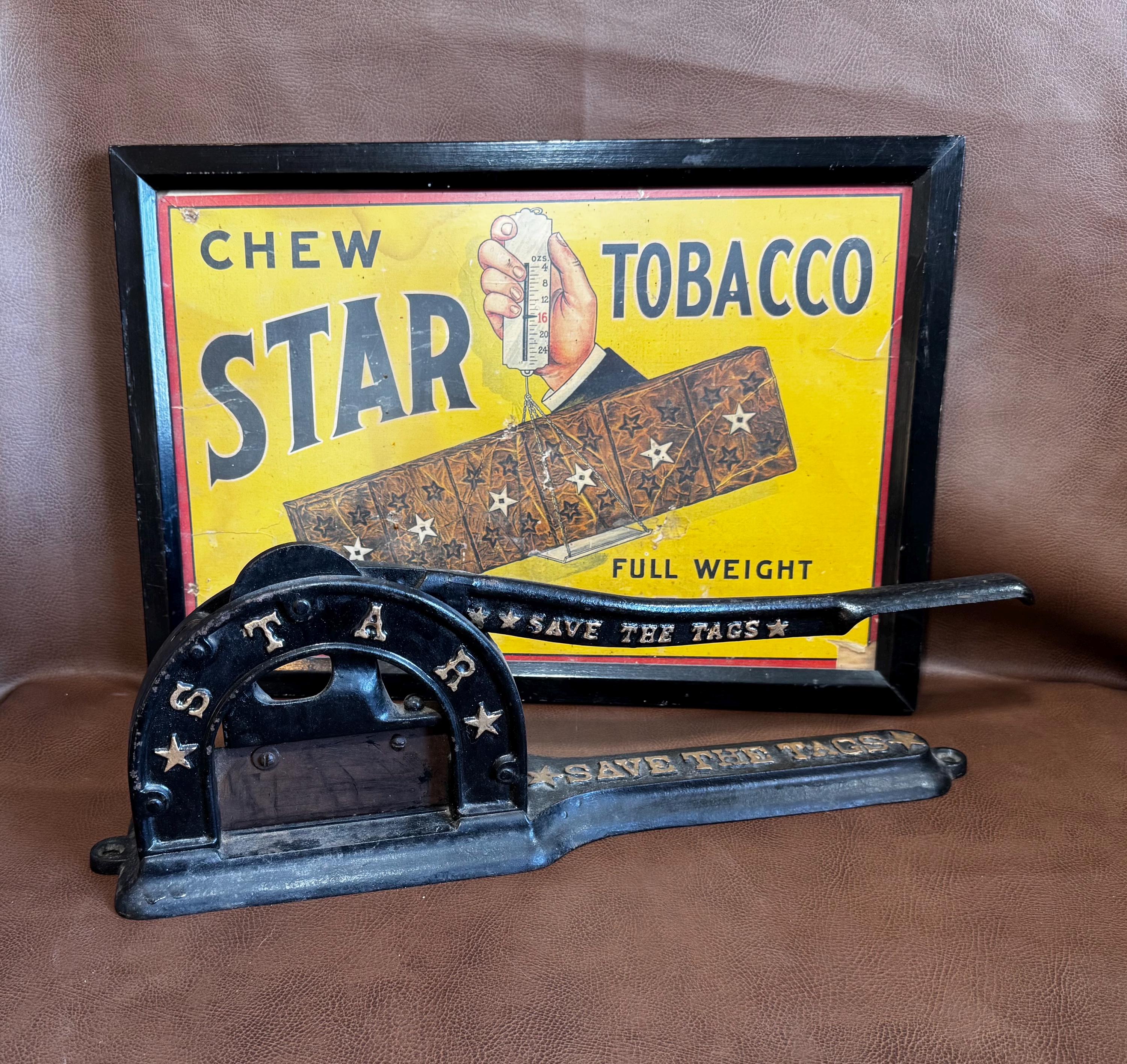 Antique Star Tobacco Cutter made by Enterprise Patent Dated to 1885