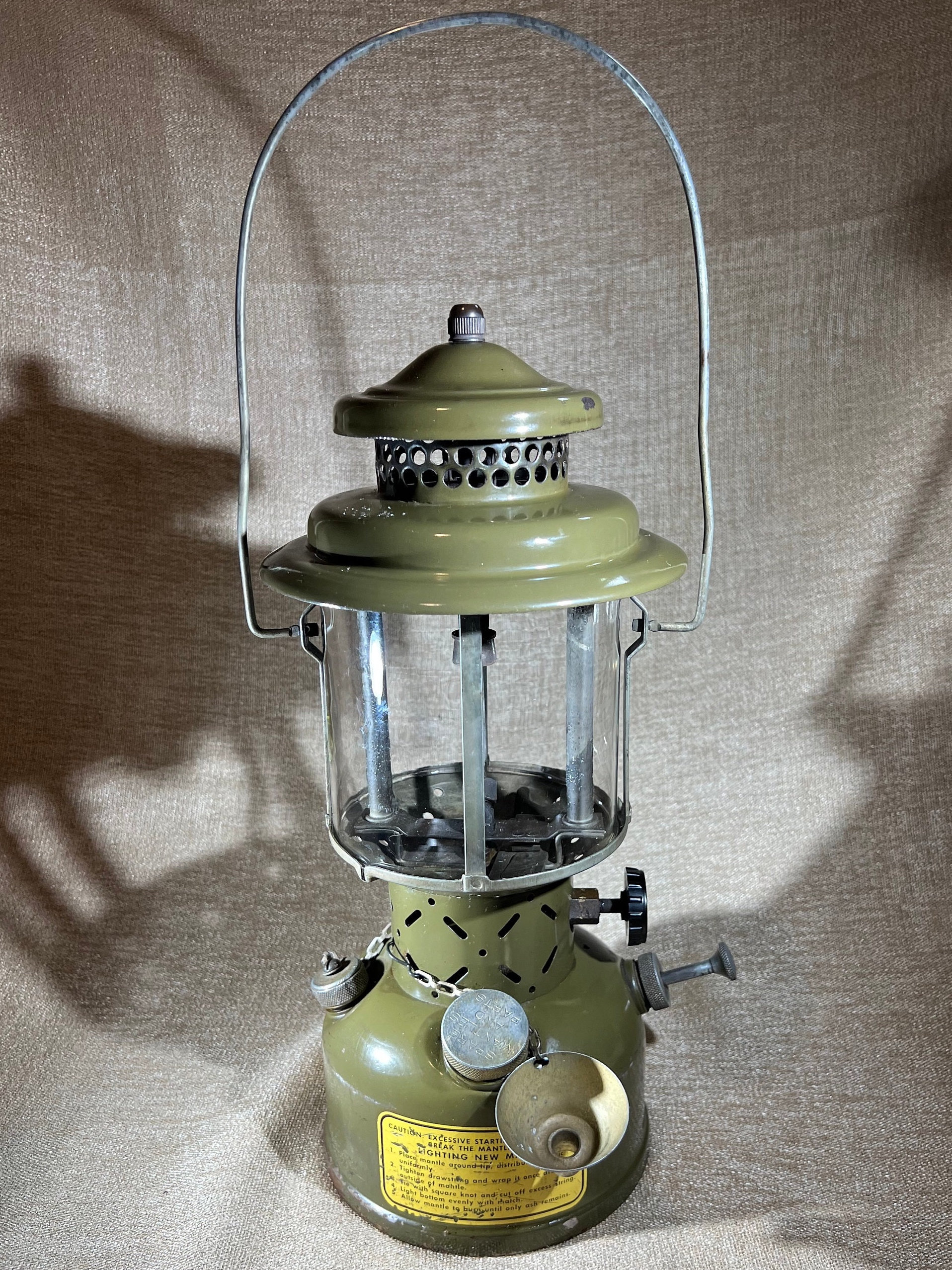 Vintage US 1952 Coleman Military Lantern Army Green - Etsy