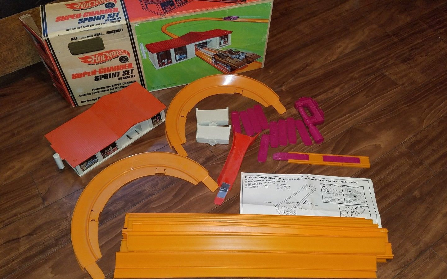 Vintage 1968 Hot Wheels Redline Track Sets Lot Super Charger | Etsy