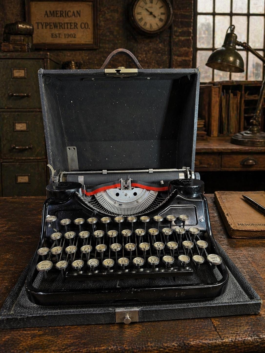 Antique Typewriter Underwood Portable - Etsy