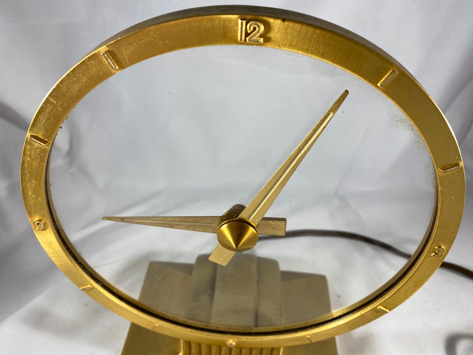 True Vintage Mid Century Jefferson Electric Mystery Clock Etsy