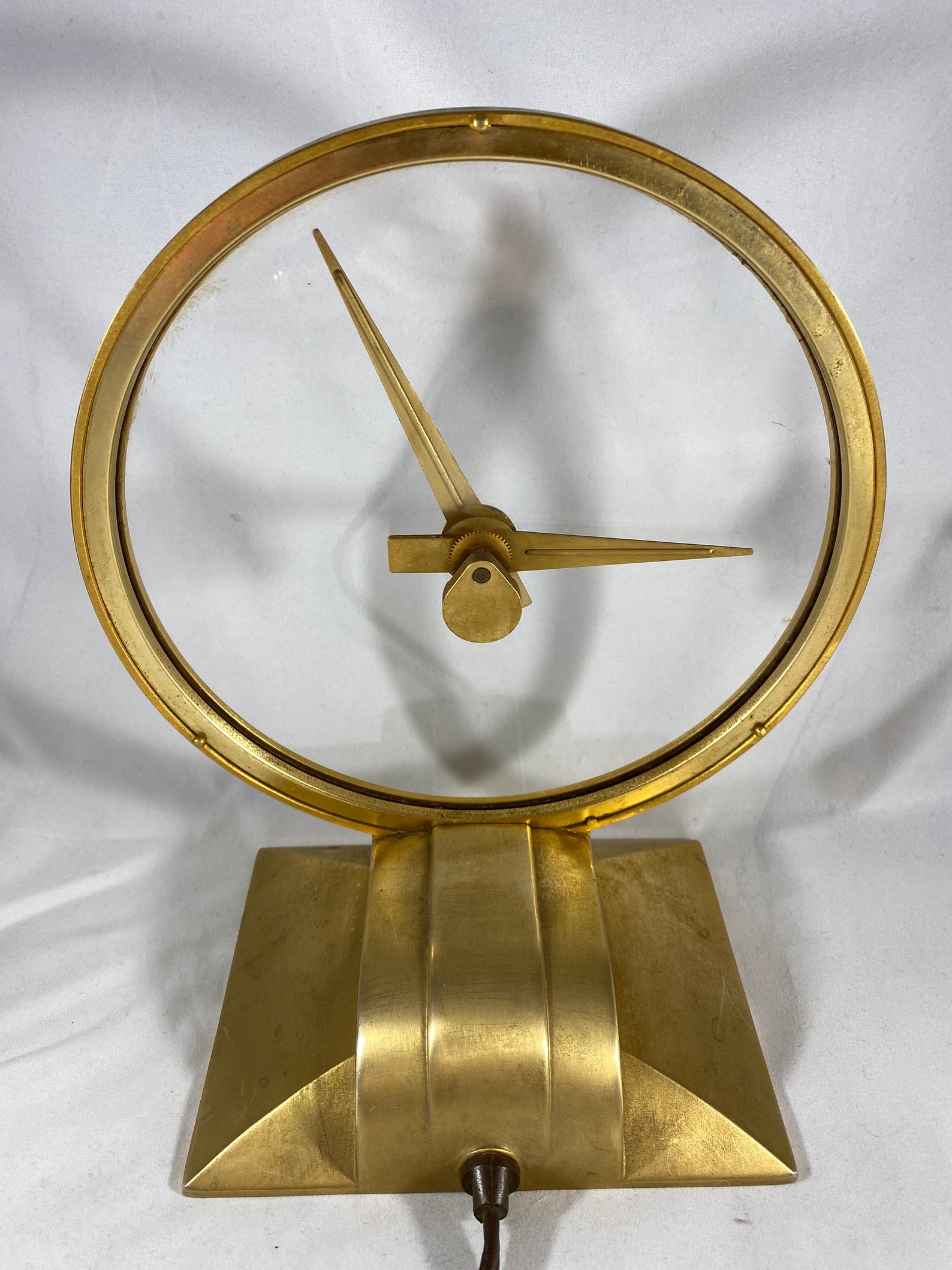 True Vintage Mid Century Jefferson Electric Mystery Clock Etsy