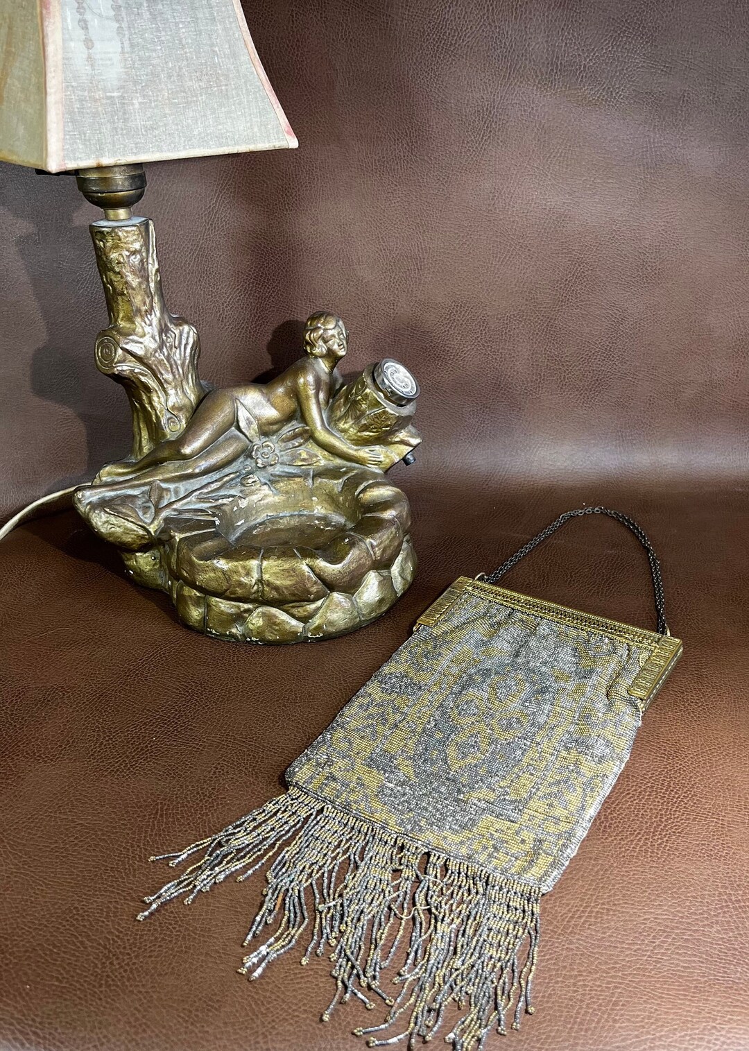 Vintage 1920s Pearl Beaded Purse