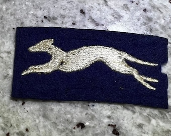 Scarce WW1 US Military Postal Express Greyhound Postal Service Patch