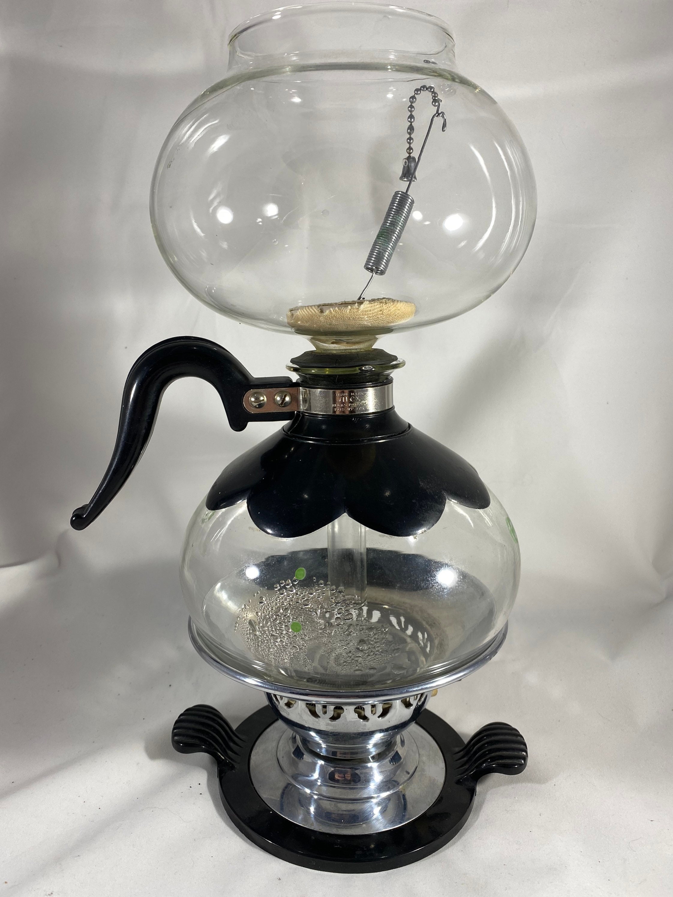 Vintage Silex Vacuum Coffee Maker Percolater Cory Pyrex 