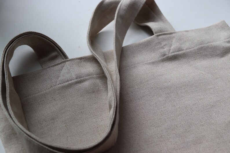 Simple and Light Linen Tote Bag