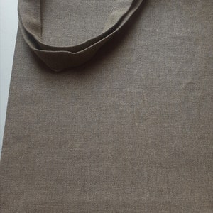 Simple, Thick Linen Tote Bag of A Great Quality image 3