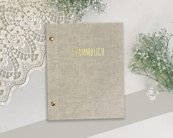 Stammbuch | A5 | goldene Schrift