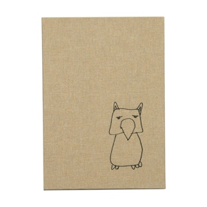 Mini-Leporello mit Eule, Glückwunschkarte oder Fotoalbum