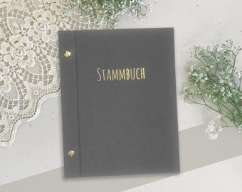 Stammbuch | A4 | Gold Schrift