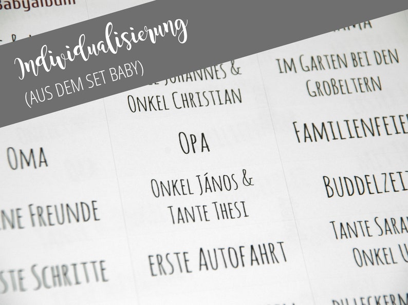 Stickers for guestbook Sticker guests Design your guest book with stickers image 4