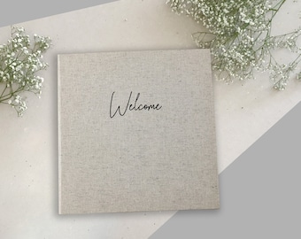 personalized welcome folder | for guests | Welcome folder