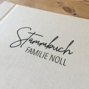 Stammbuch A5 Schwarze Schrift Bild 2