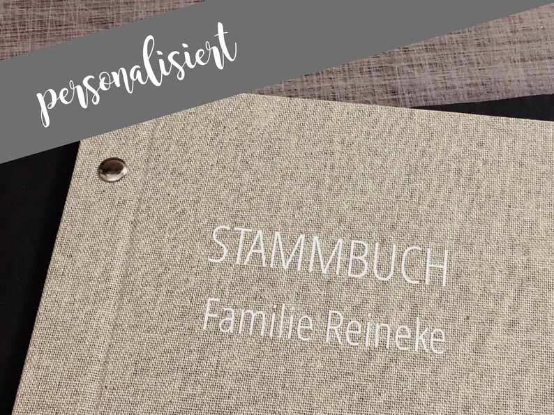 Stammbuch A5 Schwarze Schrift Bild 10