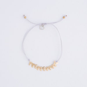 Leaf bracelet lilas / lilac