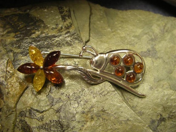 Amber Brooch - image 2