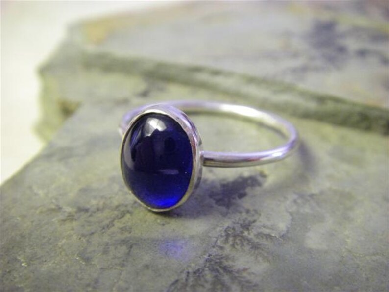 Blue Stone Ring - Etsy