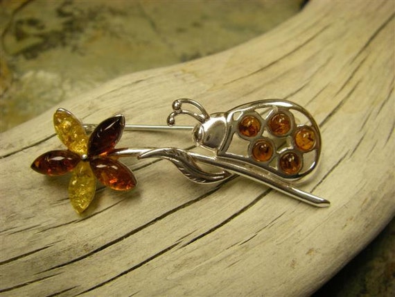 Amber Brooch - image 1