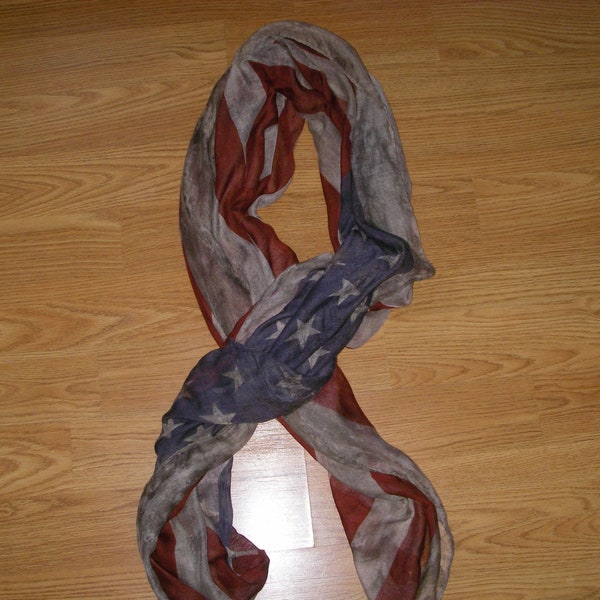 American Flag scarf