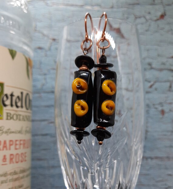 Darkman Lampwork Earrings