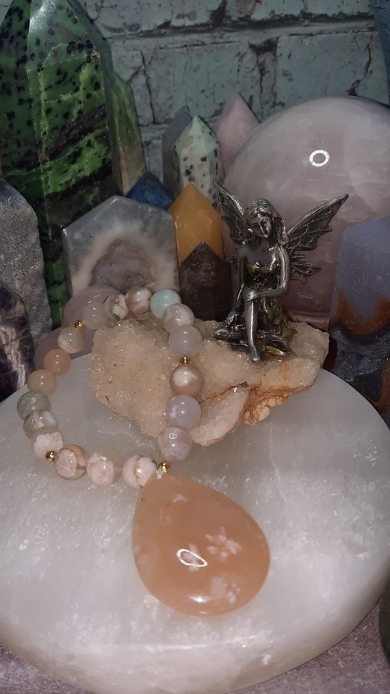 Flower Agate Don't Worry Bracelet ~ 11th Avenue Crystal Cottage