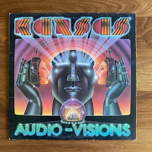 Kansas vinyl album Audiovision 1980