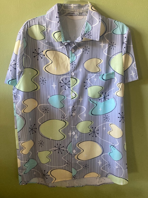 Vintage inspired retro 50's shirt cocktail hour - image 1