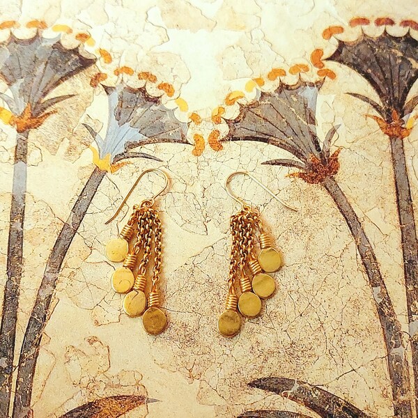 Minoan Disc Earrings - 19th - 16th century BC - Reproduction