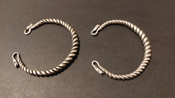 Pair of matching snake bangles - image 2