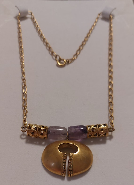Pre-Columbian Nose-ring Necklace - Museum Reproduc