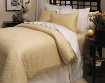 Organic Cotton Luxury 310 Threat Count Damask  Sheet Sets - Checkered