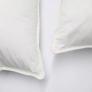 Down Alternative Bed Pillow for Sleeping, 2 Pack [GOTS CERTIFIED] image 2