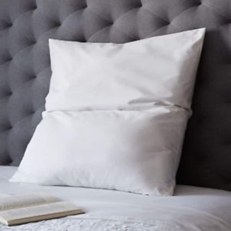 Organic Cotton Reading Pillow 26x26 Organic Cotton Pillow Cases and Zip