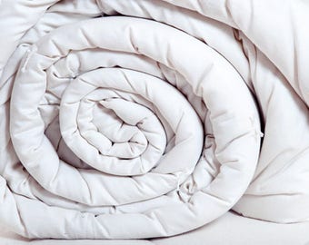 Down Alternative Organic Cotton Covered Comforter