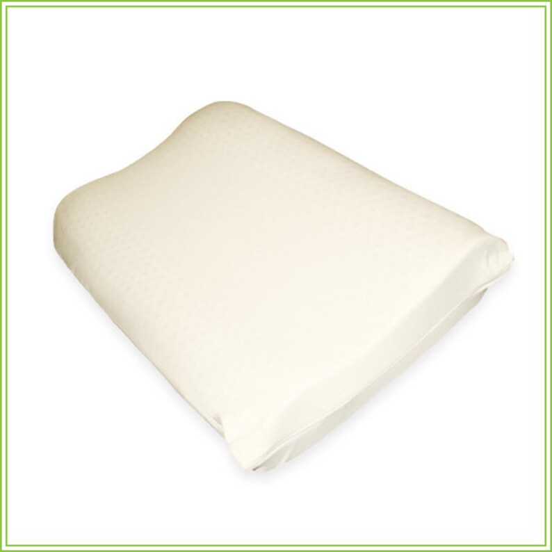 Organic Latex Contour Pillow with Organic Cotton Covering Etsy