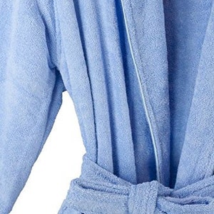 Organic Bath Robe Terry style absorbent 100% Certified cotton zdjęcie 4