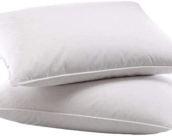 Down Alternative Bed Pillow for Sleeping, 2 Pack [GOTS CERTIFIED]