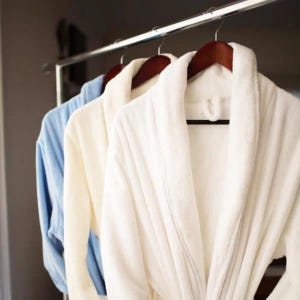 Men&#39;s Organic Cotton Velour Bathrobe [GOTS CERTIFIED]