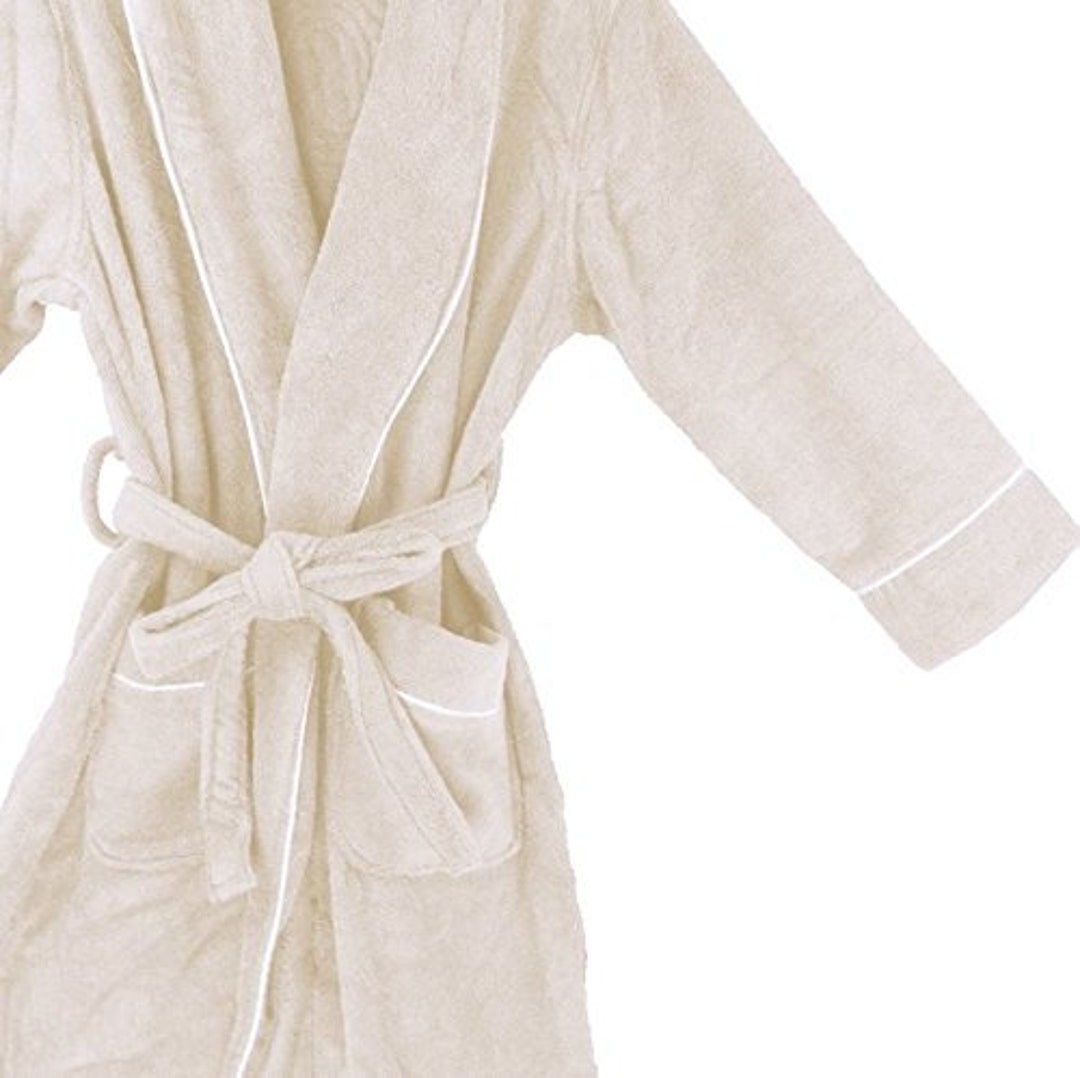 Organic Bath Robe Terry Style Absorbent 100 Certified Cotton Etsy