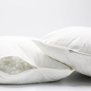 Down Alternative Bed Pillow for Sleeping, 2 Pack [GOTS CERTIFIED] image 3
