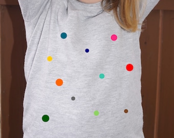 Iron-on patch colorful dots