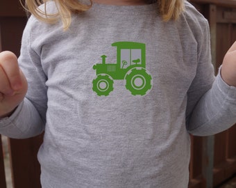 Iron-on patch tractor