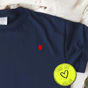 Toppa termoadesiva a forma di cuore piccolo // Toppa termoadesiva con simbolo del cuore per adulti o bambini // Cuore termoadesivo singolo o in set // Toppa a forma di cuore da stirare