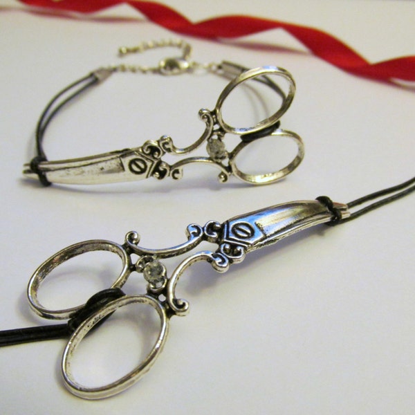 Scissors Bracelet, Hair Dresser, Seamstress, Salon, Scissors, USA, Made in the United States