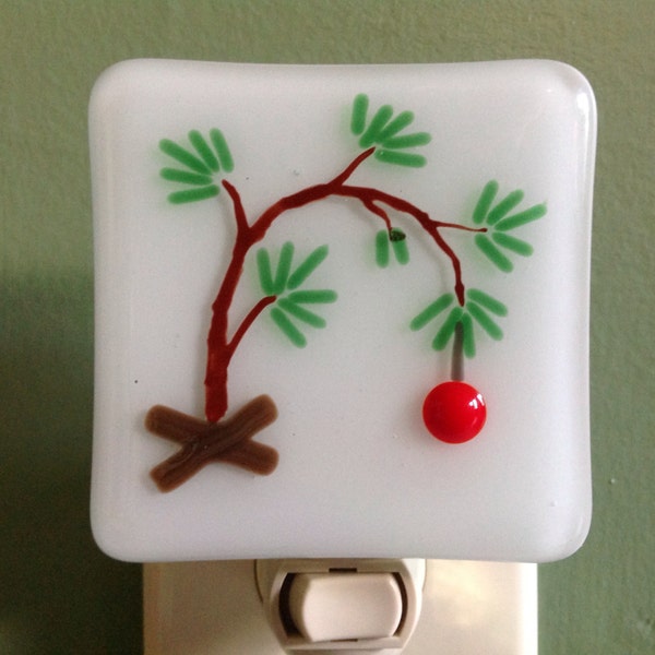 Fused Glass, Holiday, Christmas, Tree, Xmas, Christmas Tree, Oh Christmas Tree, Night Light, Evergreen