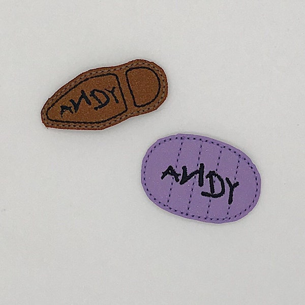 Toy Story Andy's Toys Feltie Felties for Hairbows Coffee Cozies Valentine Embroidery Design