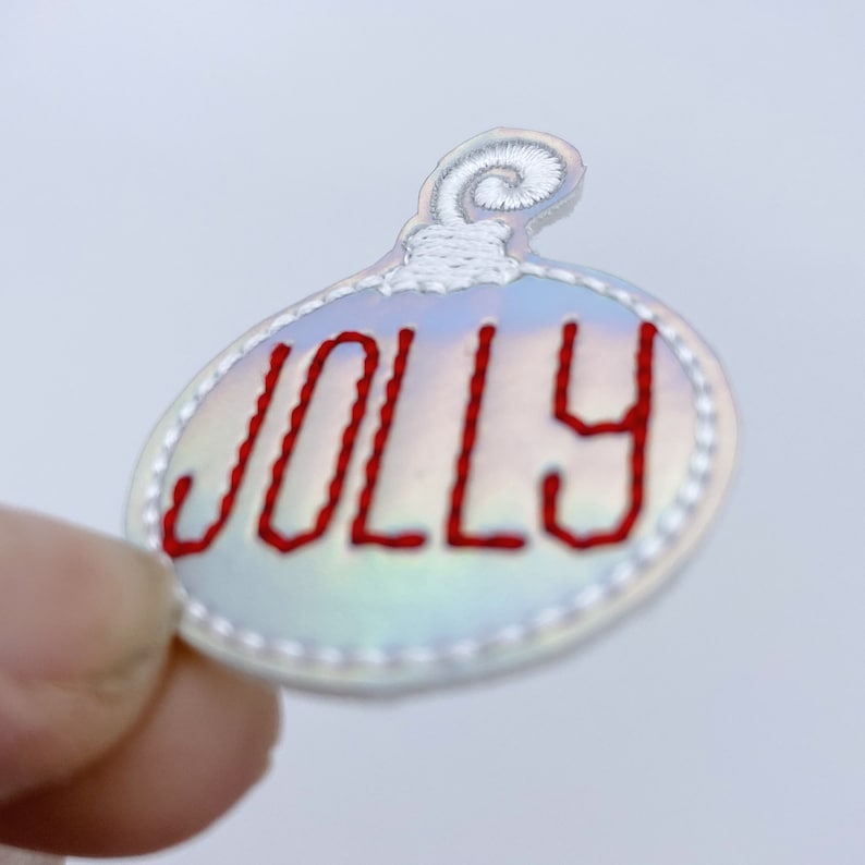 Iridescent Holiday Ornaments Feltie Felties for Hairbows Coffee Cozies Planner Clips